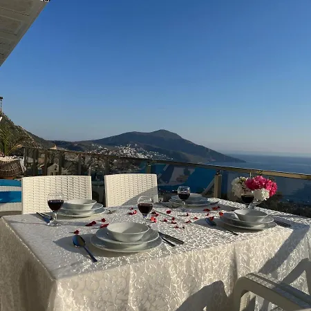With Sea View And Jacuzzi For 4 People In Kas, Kalkan - Awz 120 Villa