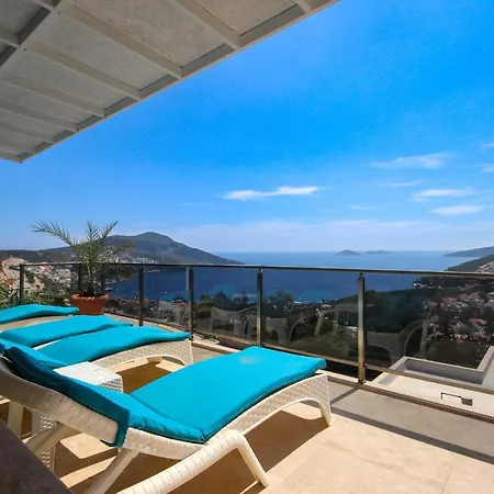 Villa With Sea View And Jacuzzi For 4 People In Kas, Kalkan - Awz 120