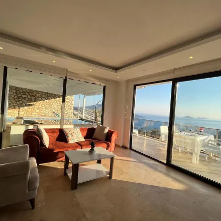 With Sea View And Jacuzzi For 4 People In Kas, Kalkan - Awz 120 Βίλα